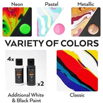 Arteza Acrylic Pouring Paint Set for Creative Minds