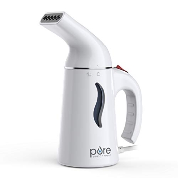 Pure Enrichment PureSteam Portable Fabric Steamer - Handheld Travel Steamer Removes Wrinkles & is Sa...