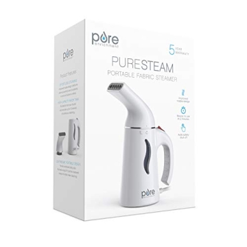 PureSteam Portable Fabric Steamer - Fast, Lightweight & Safe