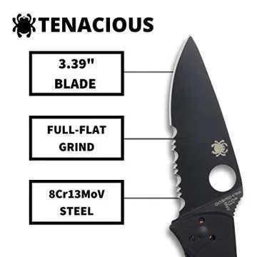 Spyderco Tenacious Folding Knife - Durable Everyday Carry