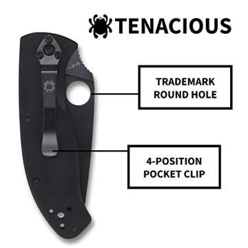 Spyderco Tenacious Folding Knife - Durable Everyday Carry