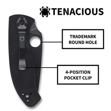 Spyderco Tenacious Folding Knife - Durable Everyday Carry