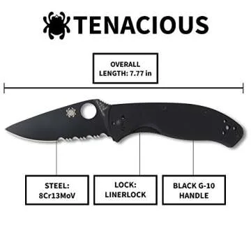 Spyderco Tenacious Folding Knife - Durable Everyday Carry