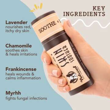 Natural Dog Company Skin & Coat Fish Oil Supplement (90 Count Chews & Balm Stick)