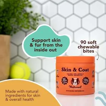 Natural Dog Company Fish Oil Supplement Chews & Balm Stick