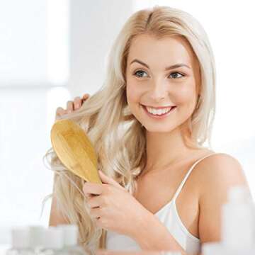 BOMEIYI Boar Bristle Hair Brush Set for Fine Hair