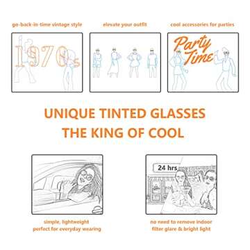 Freckles Mark 70s Vintage Retro Aviator Sunglasses - Unisex