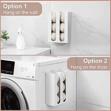 Magnetic Dryer Ball Holder for Smart Laundry Organization