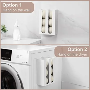 Magnetic Dryer Ball Holder for Smart Laundry Organization