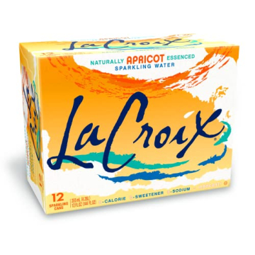 LaCroix Apricot Sparkling Water Pack of 12