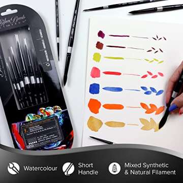 Silver Brush Black Velvet Brush Set - Perfect for Watercolor Artists