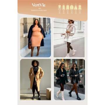 Vertvie Women's Fleece Lined Tights Sheer Fake Translucent One Seam Warm Pantyhose Thick High Waisted Thermal Leggings Winter(Black Sheer-Skin Fleece,220g-Thick Fleece,Small-Medium Plus)