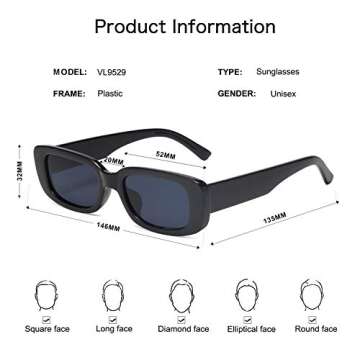 Stylish VANLINKER Polarized Sunglasses with UV Protection