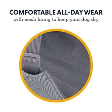 Ruffwear, Swamp Cooler Dog Harness, Lightweight with Evaporative Cooling for Hot Weather, Graphite Gray, Medium