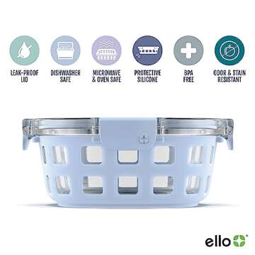 Ello Duraglass Meal Prep Container 4-Cup