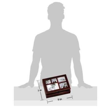 Photo Gift Box with Lid, Valentines Day Gifts Gourmet Food - Teas, Cocoas, Cookies, Snacks & Sweets Care Package for Women, Men, Holiday, Families, Memory Box for Thinking of You, Get Well, Anniversary, Thank You