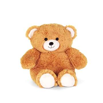 Radio Flyer My 1st Steel & Wood Toy Wagon with Teddy Bear, 19" Long Toy Wagon for Kids 1.5+