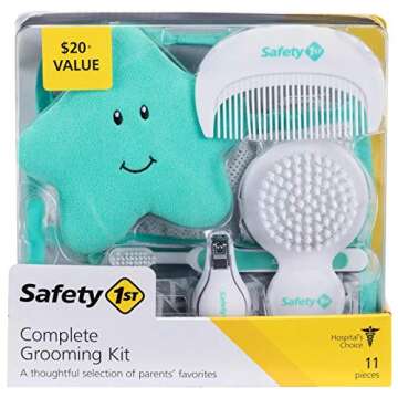 Safety 1st Complete Grooming Kit, Pyramids Aqua