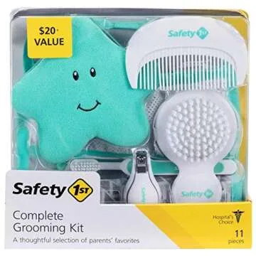 Safety 1st Complete Grooming Kit, Pyramids Aqua