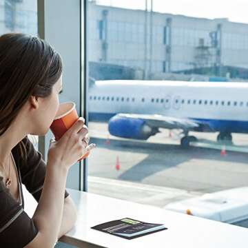 RFID Blocking Folding Leather Passport Holder Wallet For Men and Women - Brown