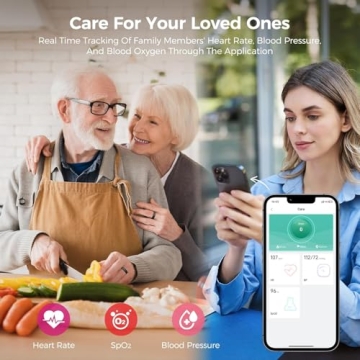 Smart Health Tracker Ring: Heart Rate & Sleep Monitor