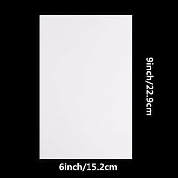 100Sheets Newbested White Watercolor Paper Cold Press Cut Bulk Pack for Beginning Artists or Student...