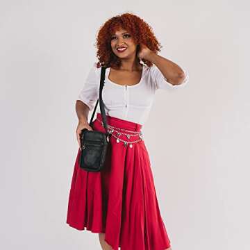 Disney Bag, Crossbody, Mickey Mouse Head Embossed, Vegan Leather