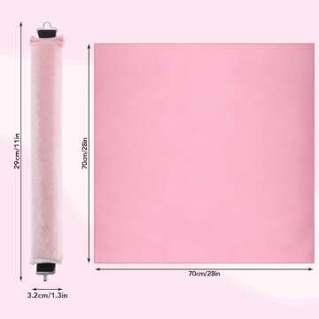 obeoby 4 in 1 Pack Heatless Curling Rod, No Heat Hair Curlers to Sleep in Overnight Curls with Hook ...