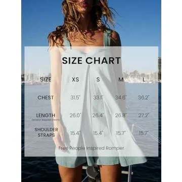 Huaqiao Women's Summer Casual Rompers Stretchy Onesie Loose Sleeveless Shorts Jumpsuits with Pockets (Teal-XS)