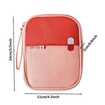 Mini Travel First Aid Kit Bag - Waterproof & Compact