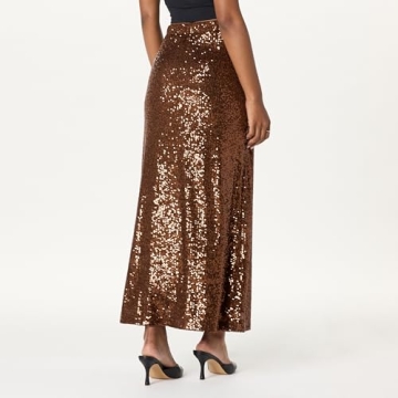 The Drop Women's Adela Sequin Maxi Skirt for Elegant Occasions