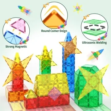 Goodtiles Magnetic Tiles for Creative Kids' Playtime