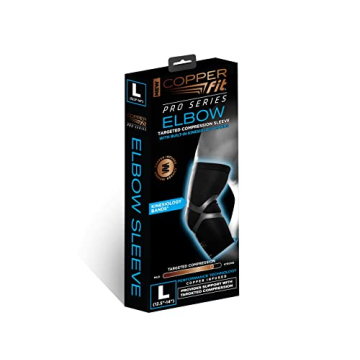 Copper Fit Performance Compression Elbow Sleeve for Relief