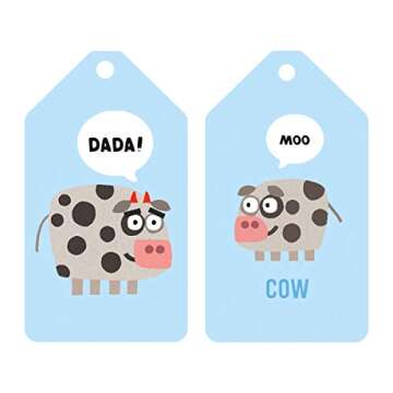 Mudpuppy Jimmy Fallon Your Baby's First Word Will Be DaDa Flash Cards (First Words Flash Cards, For Toddlers, Baby Flash Cards), Multicolor, 1 EA
