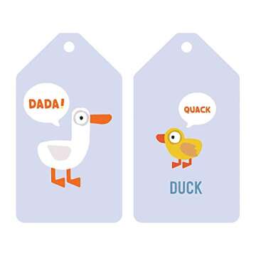 Mudpuppy Jimmy Fallon Your Baby's First Word Will Be DaDa Flash Cards (First Words Flash Cards, For Toddlers, Baby Flash Cards), Multicolor, 1 EA
