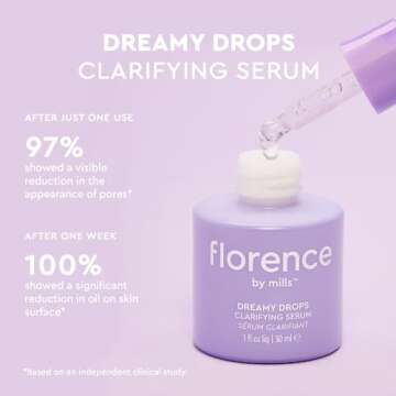 florence by mills Dreamy Drops Clarifying Serum, 1 fl oz / 30mL