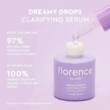 florence by mills Dreamy Drops Clarifying Serum, 1 fl oz / 30mL