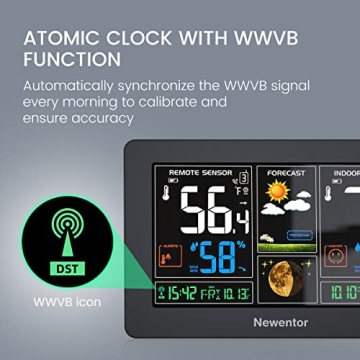 Newentor Weather Station with LCD Display and Forecast
