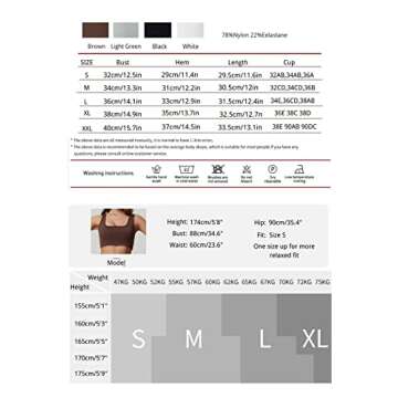 QINSEN Women's Two Pieces Active Dress Sports Bra Tank Top Built in Shorts Mini Skirt Active Dresses Beige L