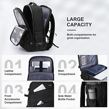 HOMIEE Travel Laptop Backpack - Versatile Carry-On Bag