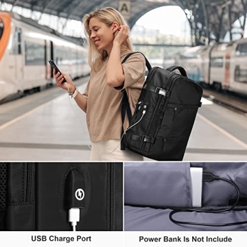 HOMIEE Travel Laptop Backpack - Versatile Carry-On Bag