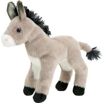 Douglas Bordon Burro Donkey Plush - Lovable Toy for All Ages