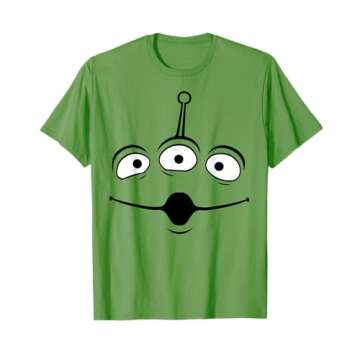 Disney Pixar Toy Story Alien Face Halloween T-Shirt