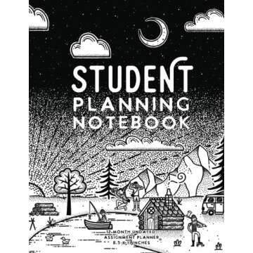 Student Weekly Planning Notebook (Wildscape Series): 12 Month Undated Academic Planner by schoolnest