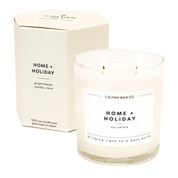 Calyan Wax Home & Holiday Candle - Soy Wax Aromatherapy