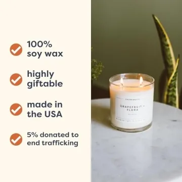 Calyan Wax Home & Holiday Candle - Soy Wax Aromatherapy