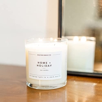Calyan Wax Home & Holiday Candle - Soy Wax Aromatherapy