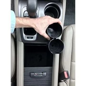 KruzCup Two-Cup Console Organizer (Black)