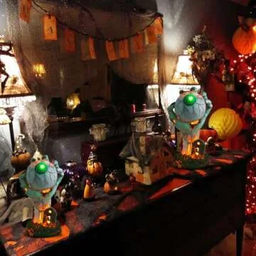 Skeleton Hands Figurine with Lights for Halloween Decor