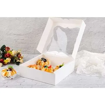 Elegant 20 Pack Bakery Pie Boxes for Delicious Treats